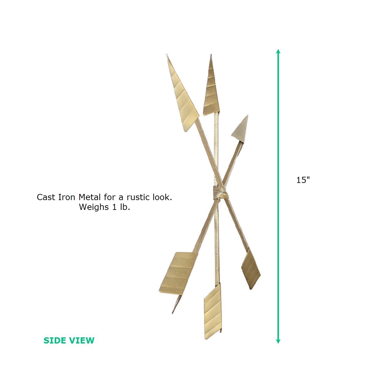 Gold 3-Set Arrows, 15"